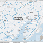 Dena'ina homeland communities map